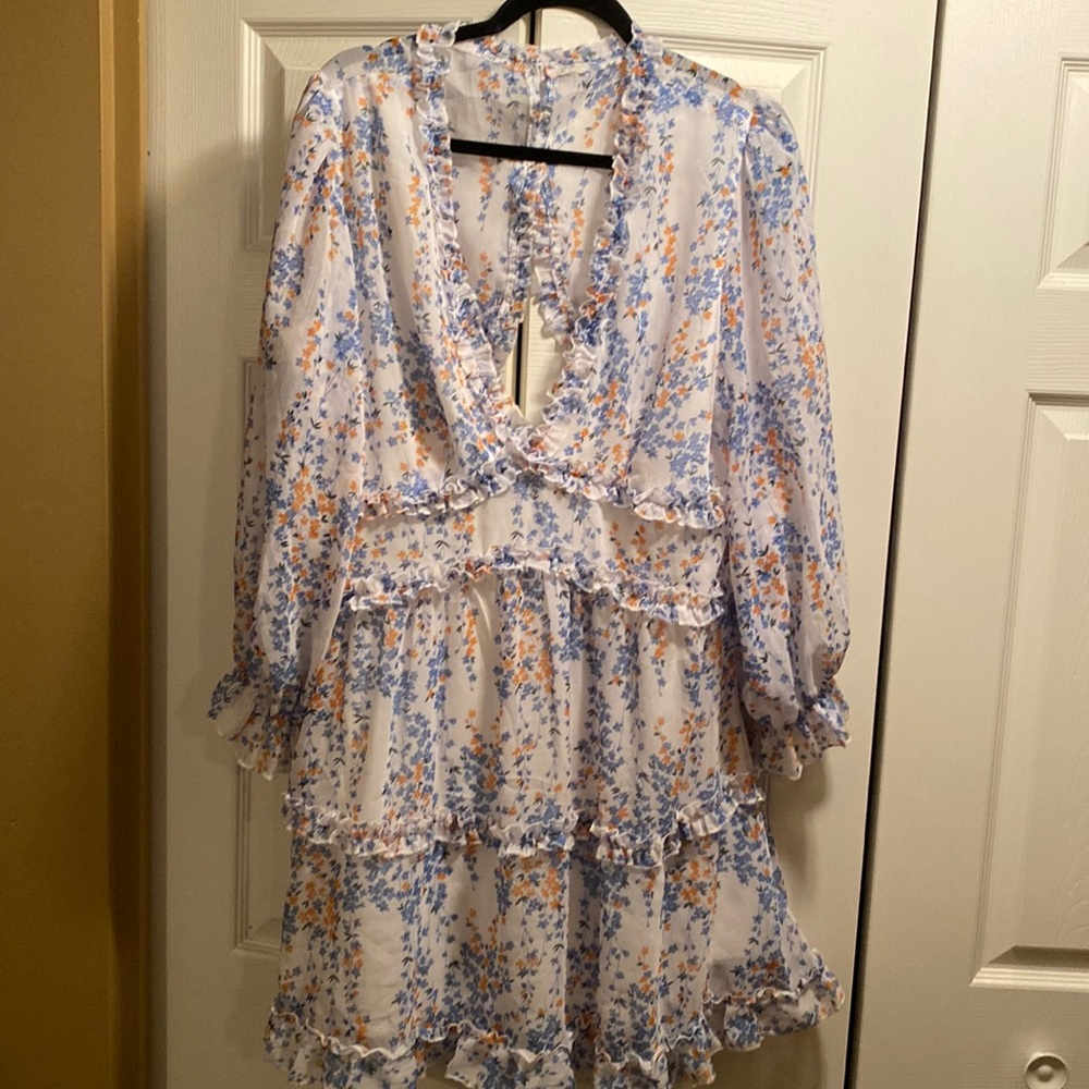 Dress only worn once for a bridal shower